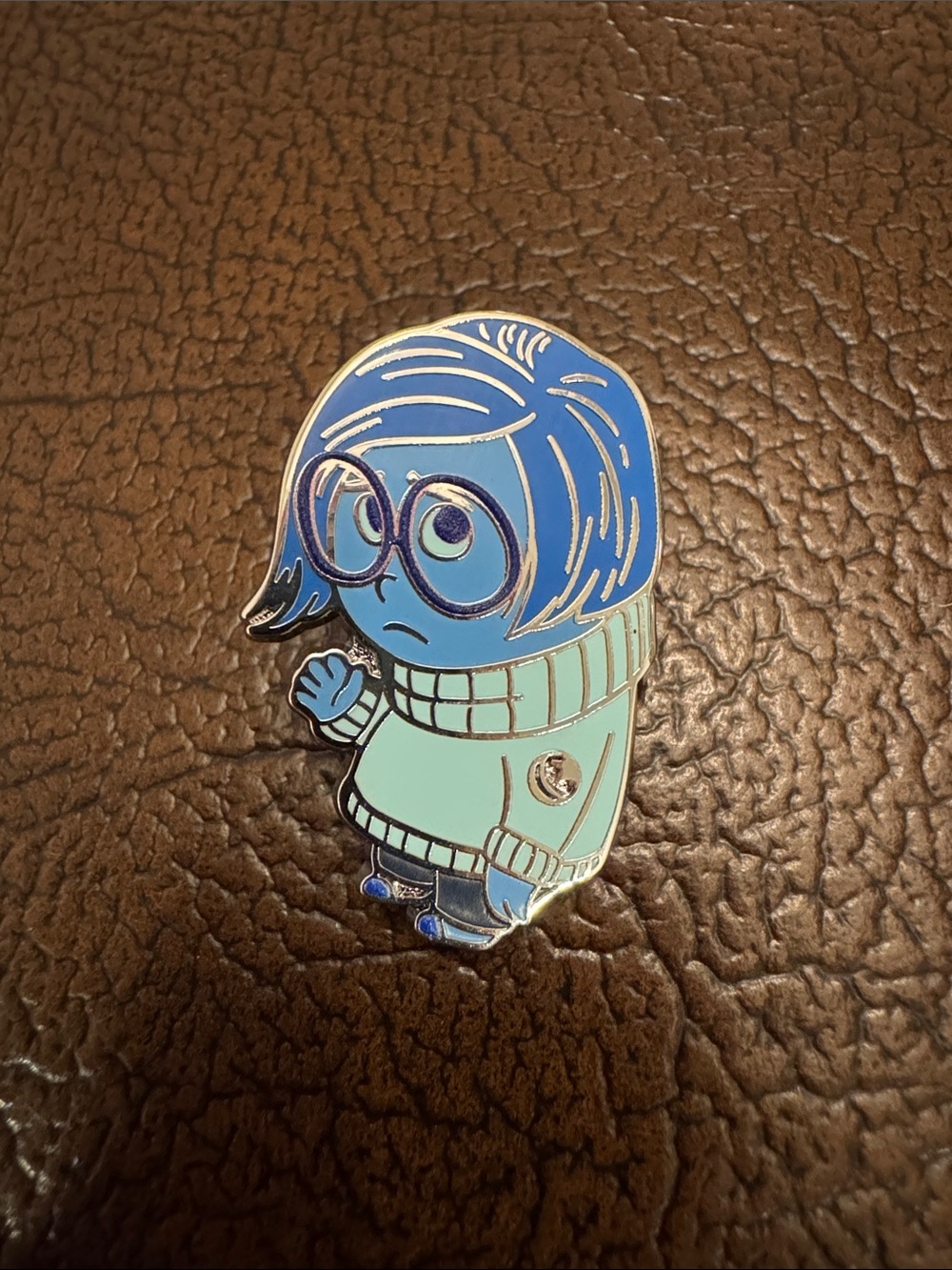 Sadness hidden Disney pin